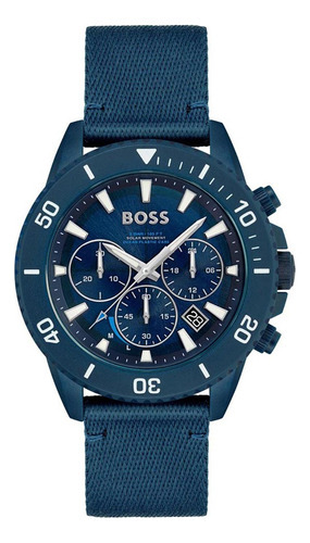 Reloj Hugo Boss Hombre Tela 1513919 Admiral