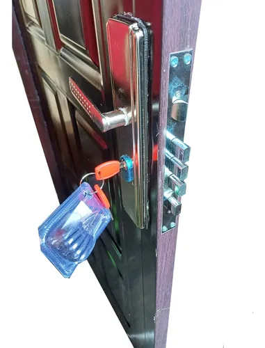 Waluminio puerta exterior color marron