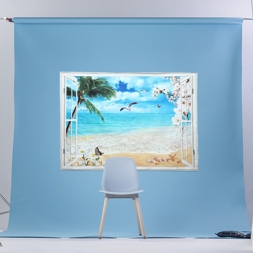 Tapiz 3d De Ocean Beach Con Paisajes Naturales Para Decoraci