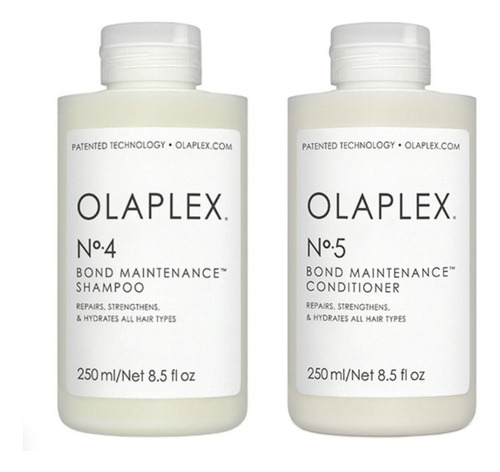  Olaplex Bond Maintenance en botella de 250mL por 2 packs de 500mL