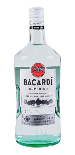 Ron Bacardi Carta Blanca 1l.  Envío Gratis