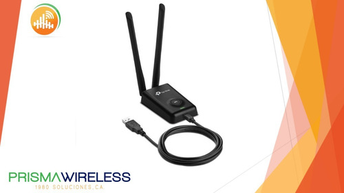 Adaptador Pendrive Usb Wifi Tplink + 300 Mbps+ Alta Ganancia