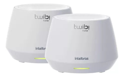 Conjunto Roteador Intelbras Twibi Force Ax Giga Wifi 6 Mesh