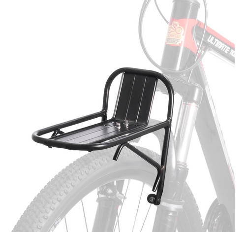 Cesta De Bicicleta De Aluminio Cargo Mountain Rack Frontal