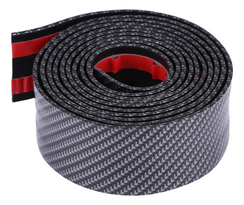 Pegatinas De Coche De Fibra De Carbono De Goma Estilo Umbral