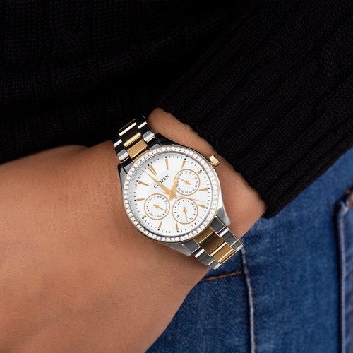 Relógio Feminino Citizen Bicolor Tz28404b