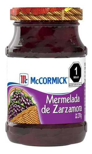 Mermelada Mccormick De Zarzamora 270g