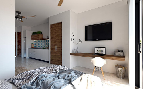 Imagen 5 de 21 de Departamento En Venta En Playa Del Carmen, Huaya 20, Estudio Planta Baja