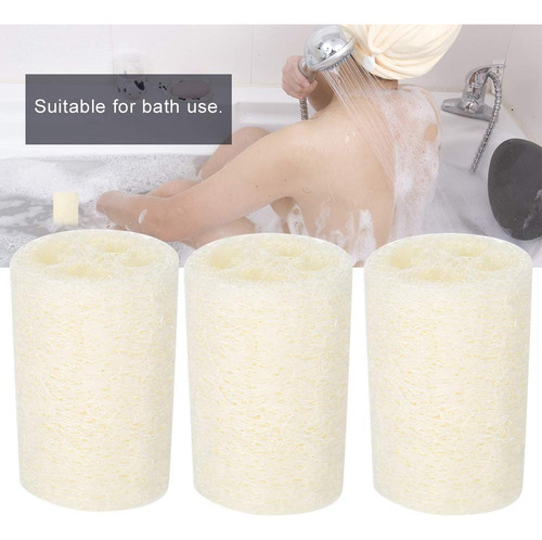 Semme Esponja Loofah Baño Loofah Loofah Ducha De Baño 3pz