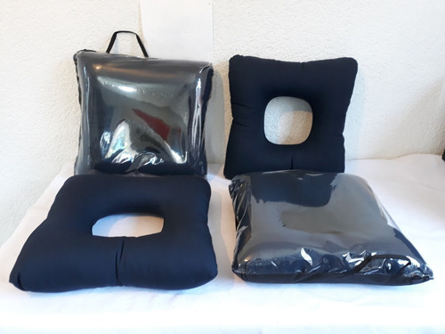 Dona Para Hemorroides Cuadrada De Sobrepeso Color Azul Marino