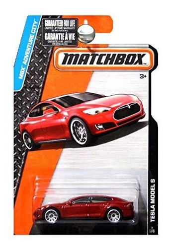 Matchbox 2015 Mbx Adventure City Tesla Modelo S 9g66r