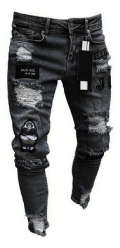 Regalo De Jeans Ajustados De Hip Hop For Hombres