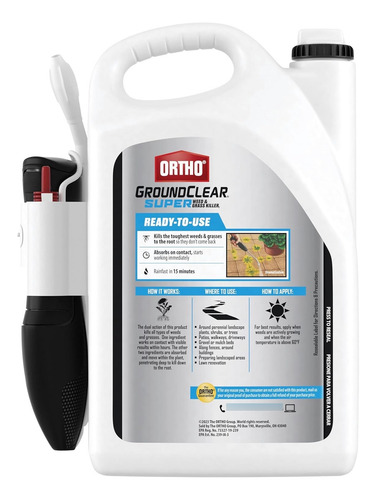 Groundclear Super Weed & Grass Killer1con Varita Cómoda, Mat