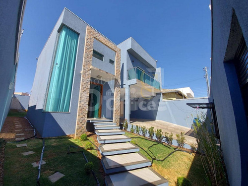 Imagem 4 de 28 de Lindo Sobrado Com 3 Dormitórios À Venda, 270 M² Por R$ 625.000 - Residencial Jardins Do Lago - Anápolis/go - So0011