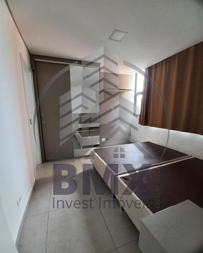 Imagem 11 de 26 de Venda/locação Jk Studio, Apartamento Mobiliado 46 M², 1 Dorm, Todo Com Armários, Living, Água Quente, Chuveiro Gás, Home Office, Spa, Lazer, Campolim - Ap00184 - 69955284