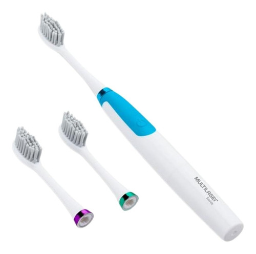 Escova Dental Eletrica A Pilha Health Pro Branca - Hc102