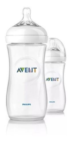 Set De 2 Mamaderas Avent Natural 330 Ml + Envio