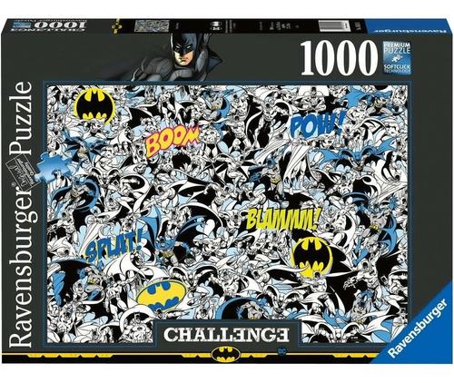 Imagen 1 de 1 de 16513 Challenge Batman Rompecabezas 1000 Piezas Ravensburger