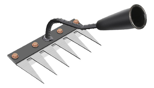 Manual Herramienta Agrícola Garden Hoe 6 Rake De Dientes