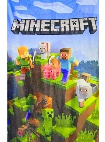 Frazada Minecraft Suave Minecraft Novedad Minecraft Minecraft