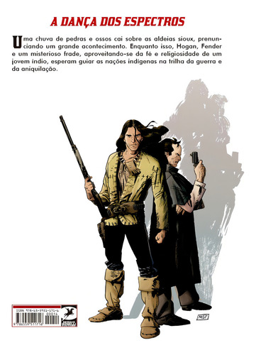 Mágico Vento - volume 14: A dança dos espectros, de Manfredi, Gianfranco. Mágico Vento (14), vol. 14. Editorial Edições Mythos Eireli,Sergio Benelli Editore, capa mole em português, 2021