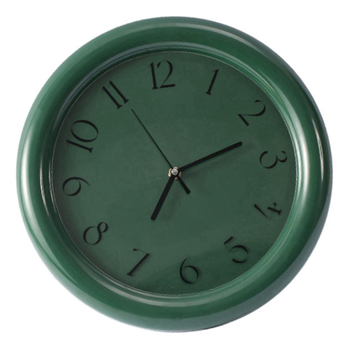 Reloj De Pared Pequeño Reloj Creativo Silencioso Arte Verde