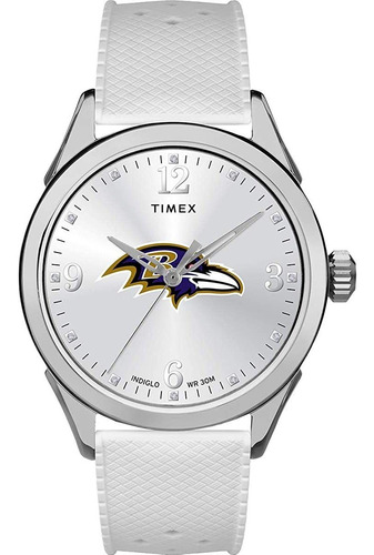 Reloj Mujer Timex Twzfravwby Cuarzo Pulso Blanco Just Watche