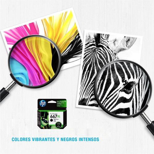 Imagen 3 de 6 de Cartucho Hp 667xl Negro Original 3ym81al Hp Deskjet 2775