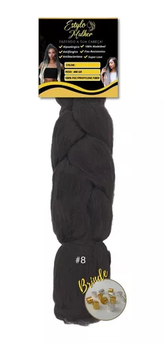 Super Jumbo Cabelo Para Tranças Box Braids Marca Estylo Mulher 400