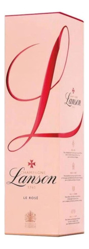 Pack De 4 Champagne Lanson Rose C/e 750 Ml