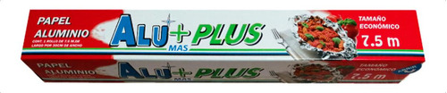 Papel Aluminio Alu+plus 1 Rollo De 7.5m