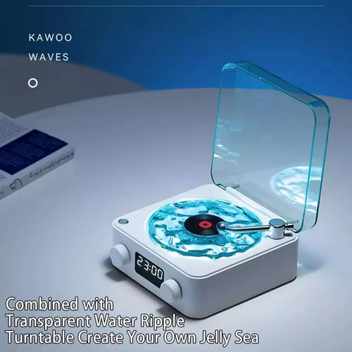 Tocadiscos De Vinilo Retro Con Bluetooth The Waves