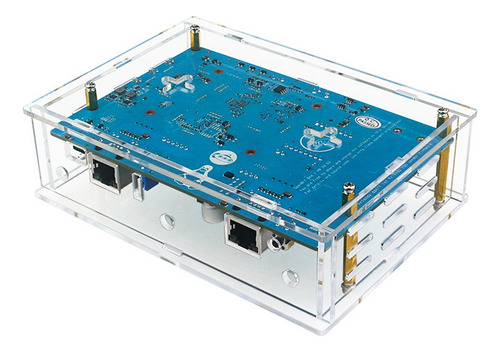 Funda Acrílica Para Banana Pi Openwrt One Transparent Protec