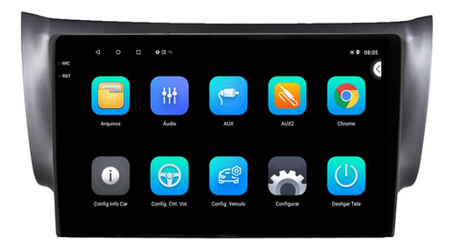 Central Multimidia Sentra 15/19 9p Carplay 2gb 64gb Android