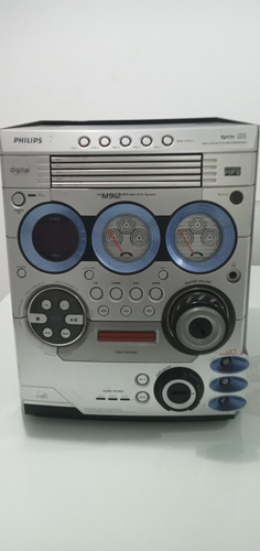 Mni System Philips Fwm912 5cds Obs: Ap Com Defeito Prateado 500 W