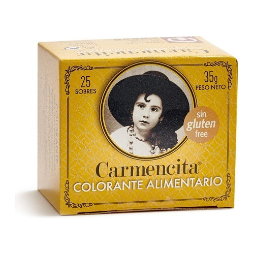 Colorante Carmencita Estuche 25 Sobres