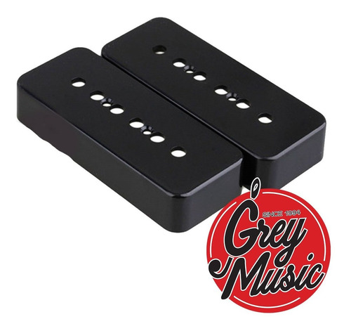 Pack Covers X2 Cool Parts Cp29 De Microfono P90 48mm Negro