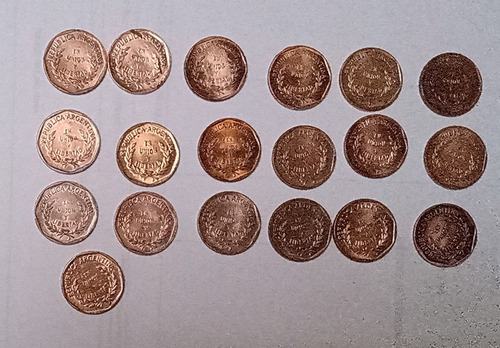 Moneda 1 Centavo Lote De 19