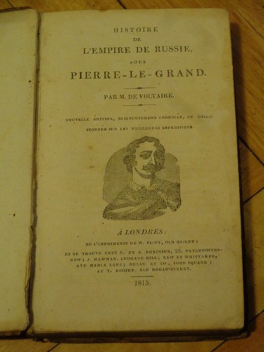 Voltaire Histoire Émpire De Russie Sous Pierre-le-gran&-.