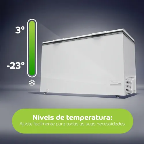 Freezer Horizontal Consul 2 Portas 528 Litros Branco - CHB53MB