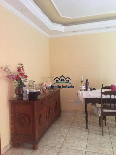 Imagem 21 de 29 de Sobrado Com 3 Dormitórios, Cozinha, Sala , Espaço Gourmet, Quintal, 02 Wc, 03 Vagas À Venda, 188 M² Por R$ 485.000 - Vila Guaraciaba - Santo André/sp - So0435