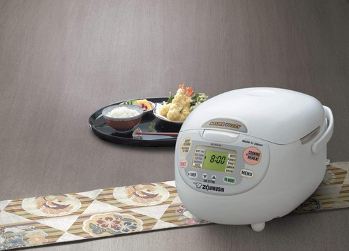 Panela De Arroz Zojirushi 10 Copos Zcc18 110v Made In Japan Cor Branco