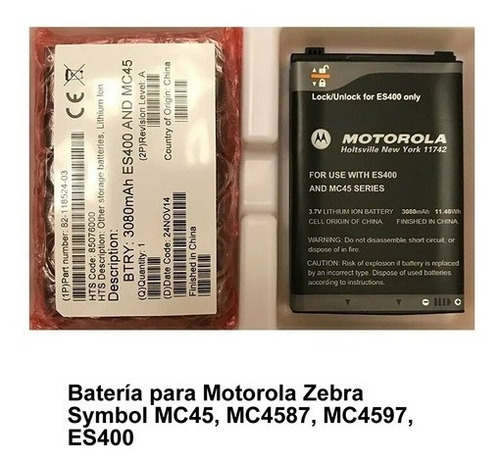 Bateria Motorola Es400 Original 2x Unidad