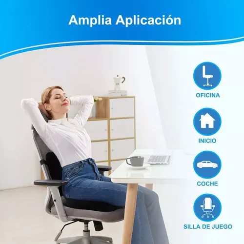 Cojín De Gel Y Almohada De Apoyo Lumbar Diseño Ergonómico