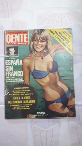 Revista Gente 540 Amalia Seoane 27 Noviembre 1975