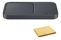 Comprar Samsung Cargador Inalámbrico Duo De 15 W Con Cable Usb C, Carga Rápida 2 Dispositivos A La Vez, Almohadilla De Carga Inalámbrica Para Teléfonos Galaxy, Incluye Paño De Limpieza De Microfibra Cargador