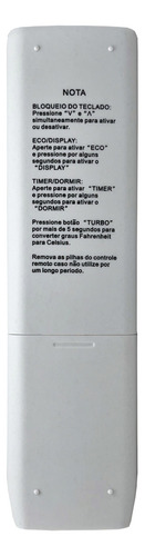 Controle Remoto Para Ar Condicionado Tcl Inverter Quente Frio A1 A2 Elite Techelec