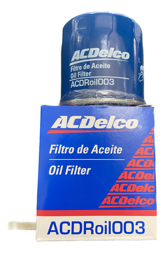 Filtro De Aceite Chevrolet Corsa Aveo Optra Acdelco Original