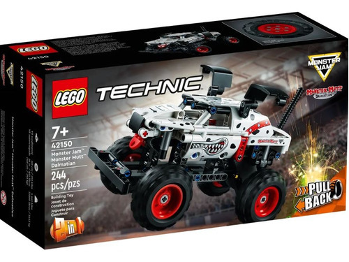 Lego Technic 42150 Vehiculo Monster Jam Dalmata Pull Back