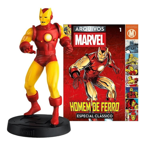 Arquivos Marvel Fact Files Clássicos - Homem De Ferro Ed.01